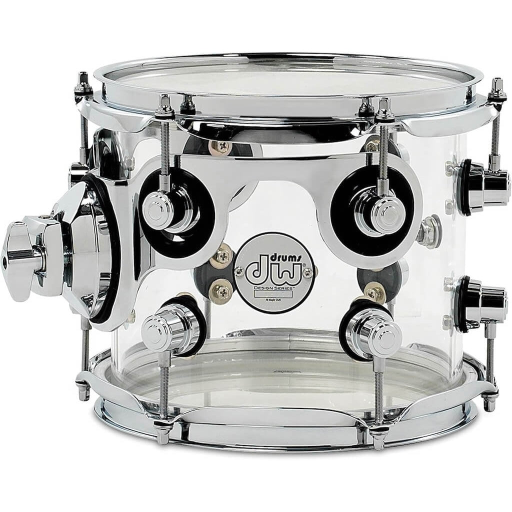 DW Design Tom 8x7 Clear Acrylic - Drum Center Of Portsmouth