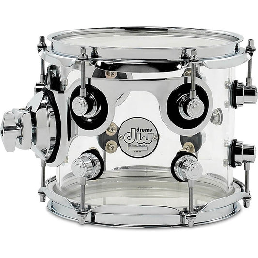 DW Design Tom 8x7 Clear Acrylic - Drum Center Of Portsmouth