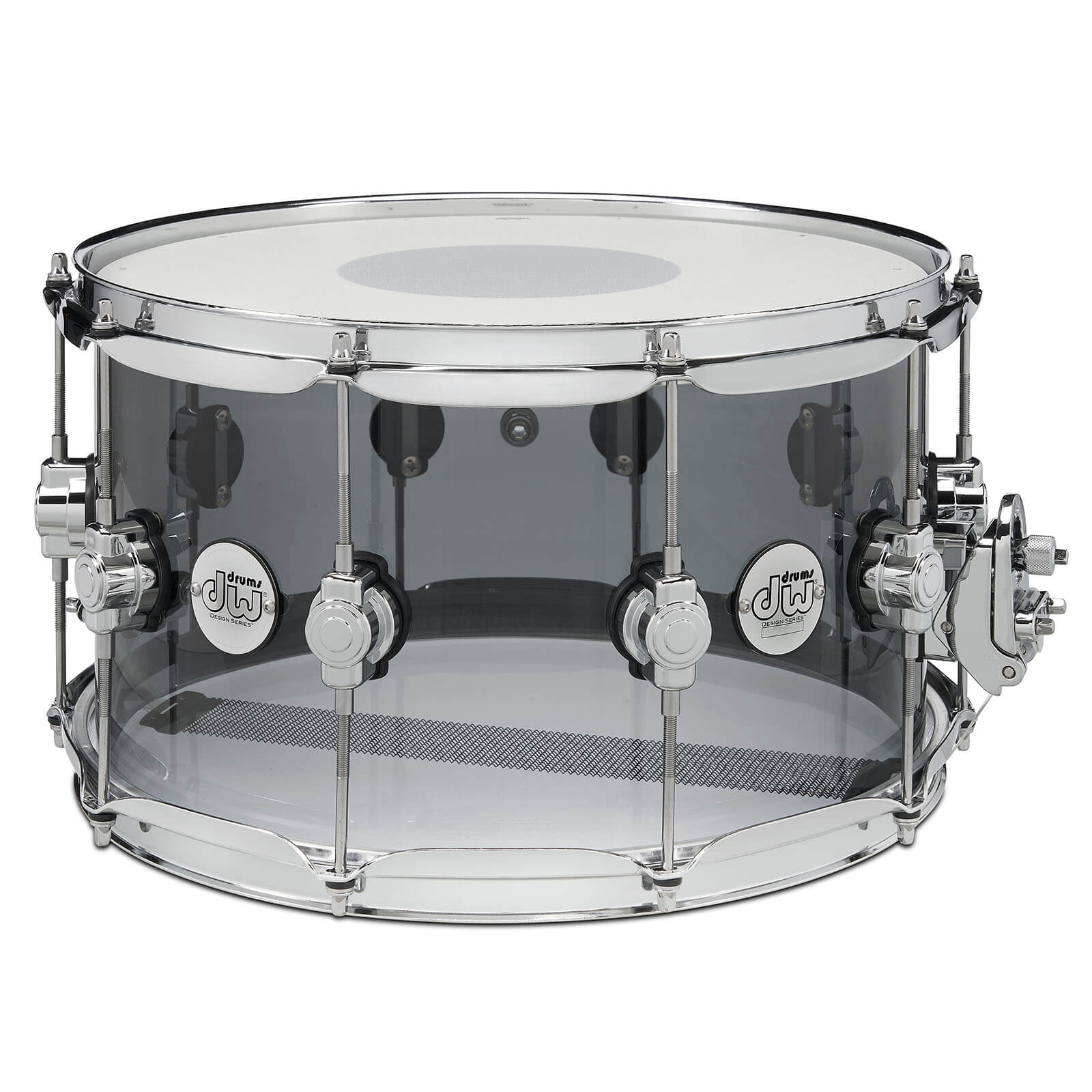 DW Design Acrylic Snare Drum 14x8 Smoke