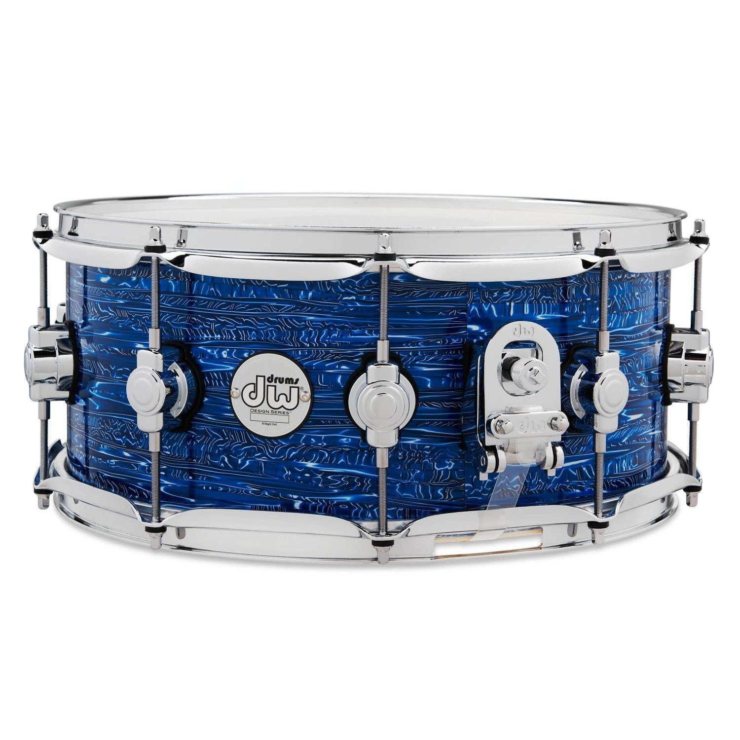 EMBARGOED UNTIL APRIL 1 - DW Design Snare Drum 14x6 Royal Strata - Drum Center Of Portsmouth