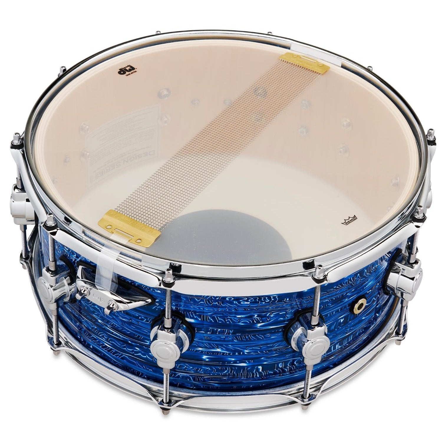 EMBARGOED UNTIL APRIL 1 - DW Design Snare Drum 14x6 Royal Strata - Drum Center Of Portsmouth