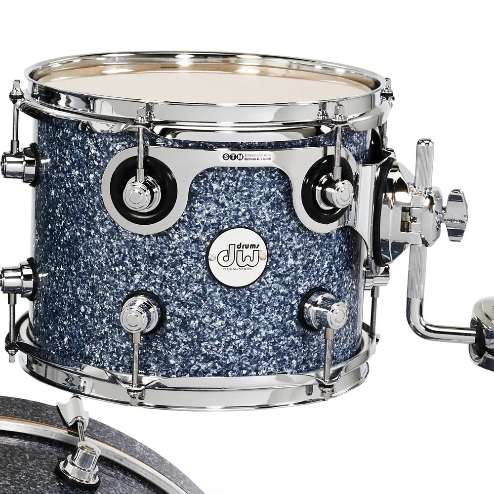 EMBARGOED - ACTIVATE AUG 7 - DW Design 4pc Drum Set Blue Granite - Drum Center Of Portsmouth