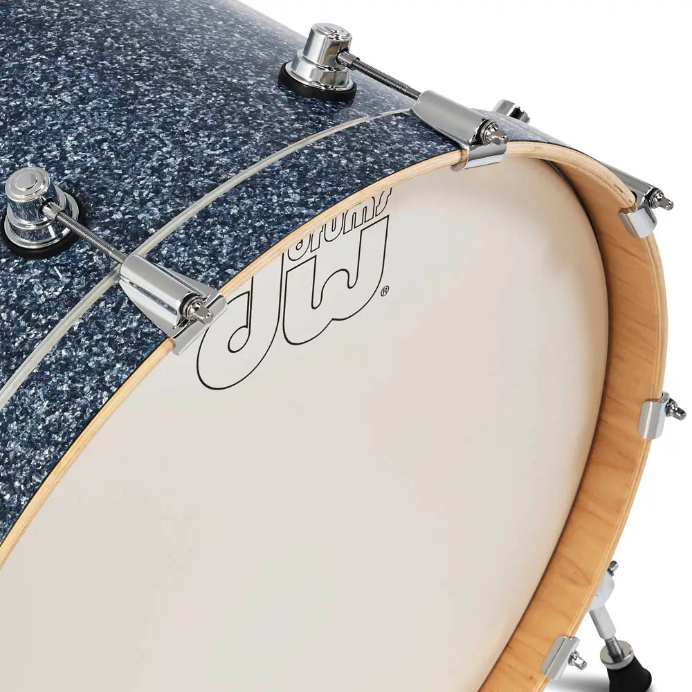 EMBARGOED - ACTIVATE AUG 7 - DW Design 4pc Drum Set Blue Granite - Drum Center Of Portsmouth