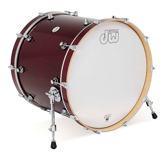 DW Design Bass Drum 22x18 Cherry Stain - Drum Center Of Portsmouth
