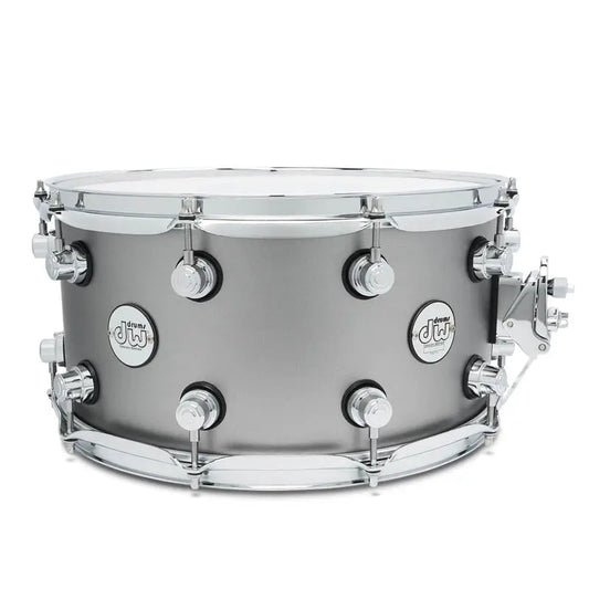 EMBARGOED - ENABLE 11/13 - DW Limited Edition Design Snare Drum 14x7 Titanium Satin - Drum Center Of Portsmouth