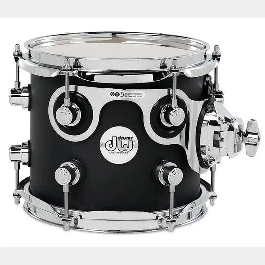 DW Design Rack Tom Black Satin 10x8 - Drum Center Of Portsmouth