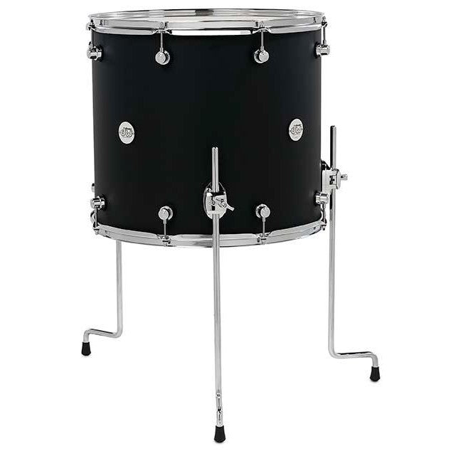 DW Design Floor Tom 18x16 Black Satin - Drum Center Of Portsmouth