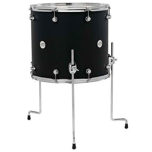 DW Design Floor Tom 18x16 Black Satin - Drum Center Of Portsmouth