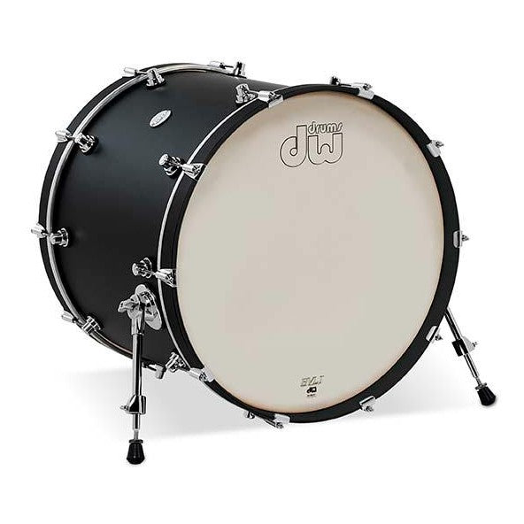 DW Design Bass Drum 22x18 Black Satin - Drum Center Of Portsmouth