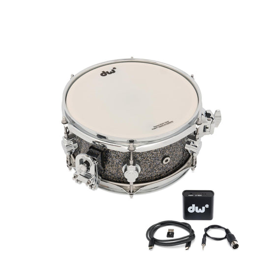 DW DWe Electronic/Acoustic Snare Drum 10x5 Black Galaxy - Drum Center Of Portsmouth