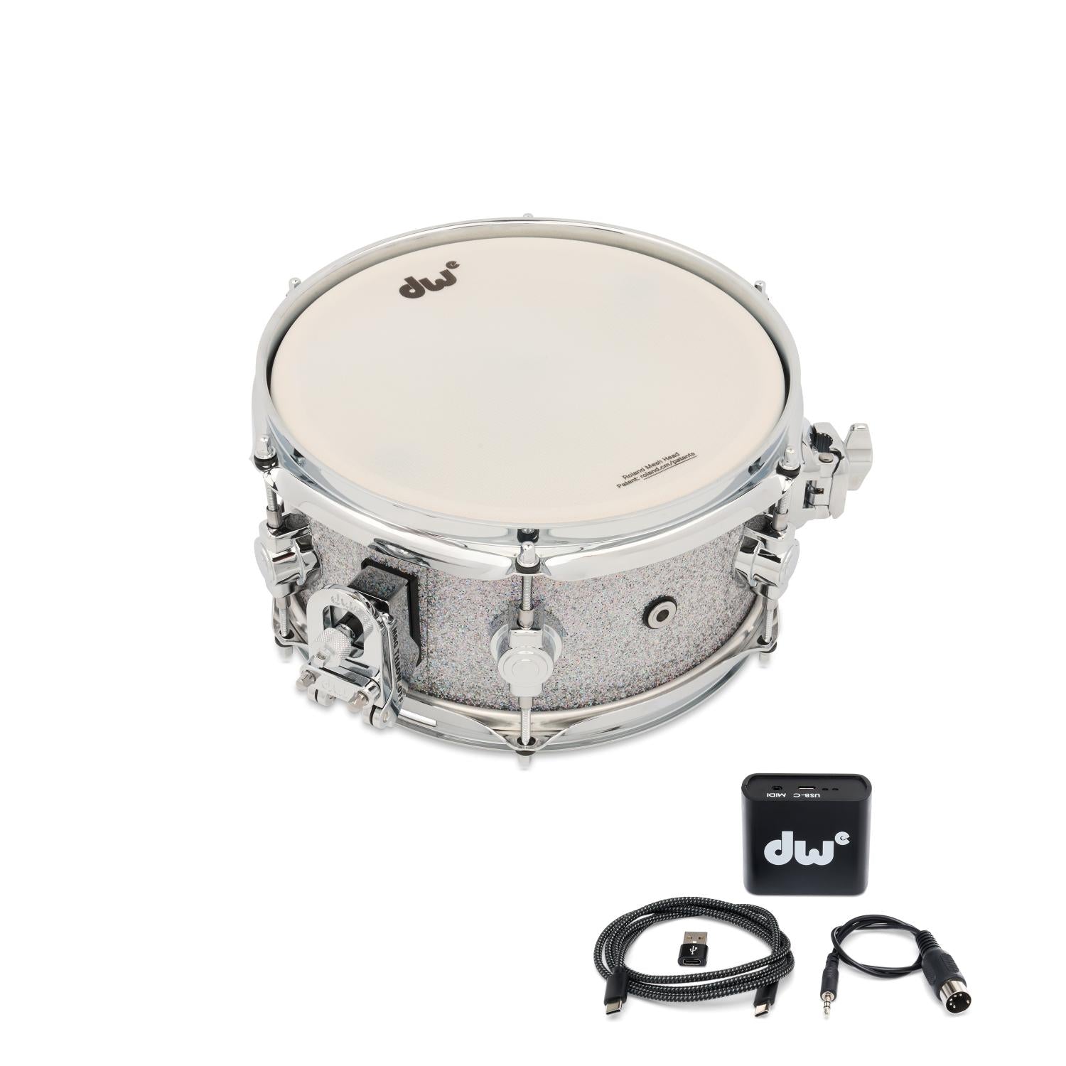 DW DWe Electronic/Acoustic Snare Drum 10x5 Diamond Nebula - Drum Center Of Portsmouth
