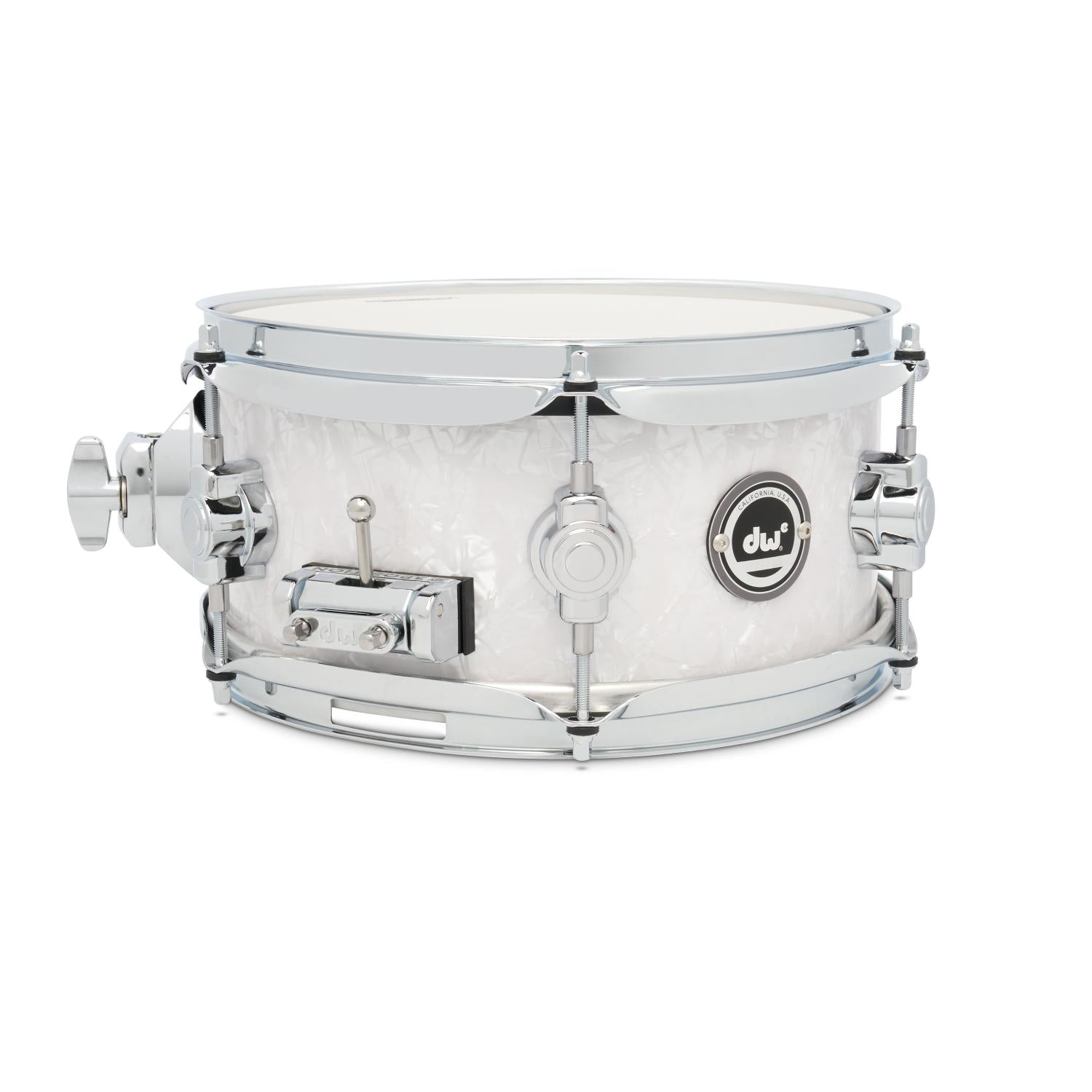 DW DWe Electronic/Acoustic Snare Drum 10x5 White Marine Pearl - Drum Center Of Portsmouth