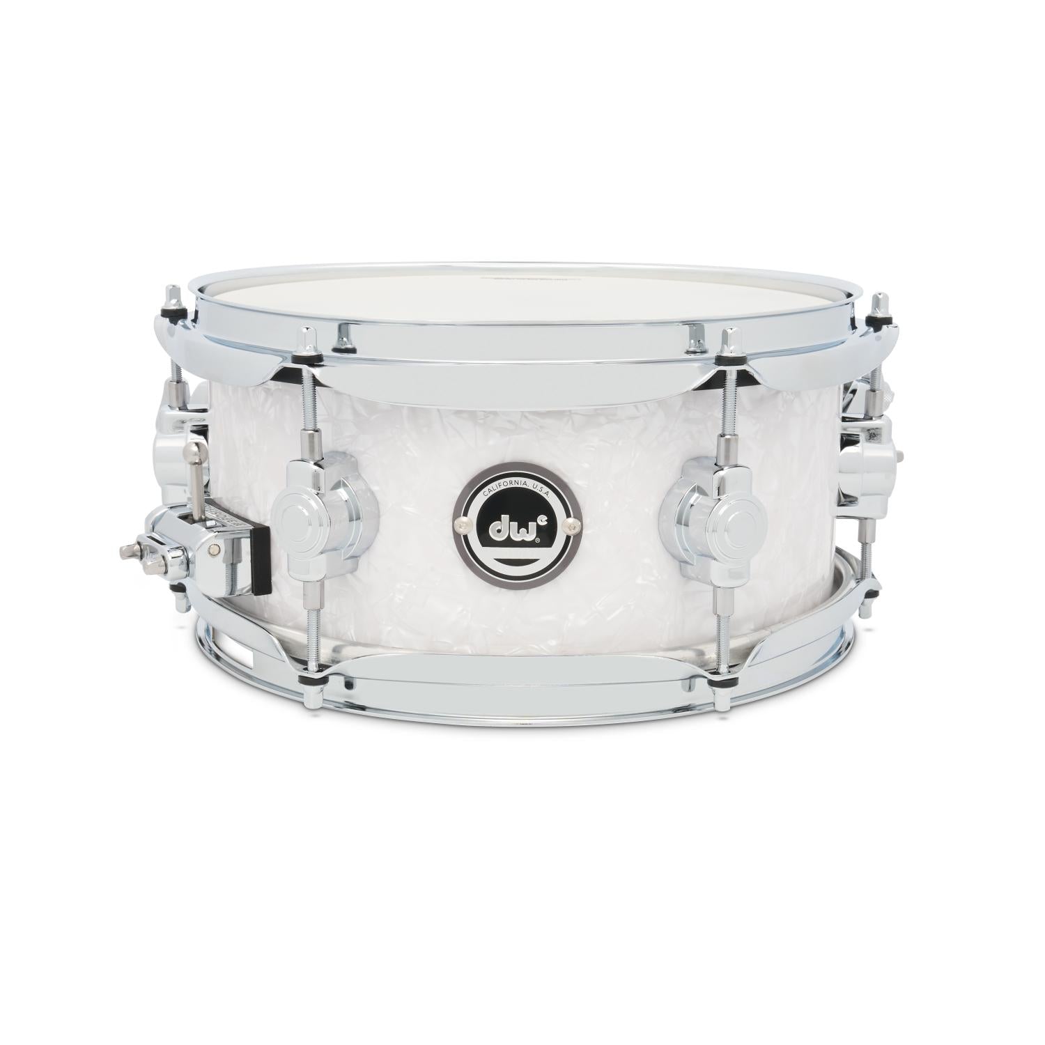 DW DWe Electronic/Acoustic Snare Drum 10x5 White Marine Pearl - Drum Center Of Portsmouth