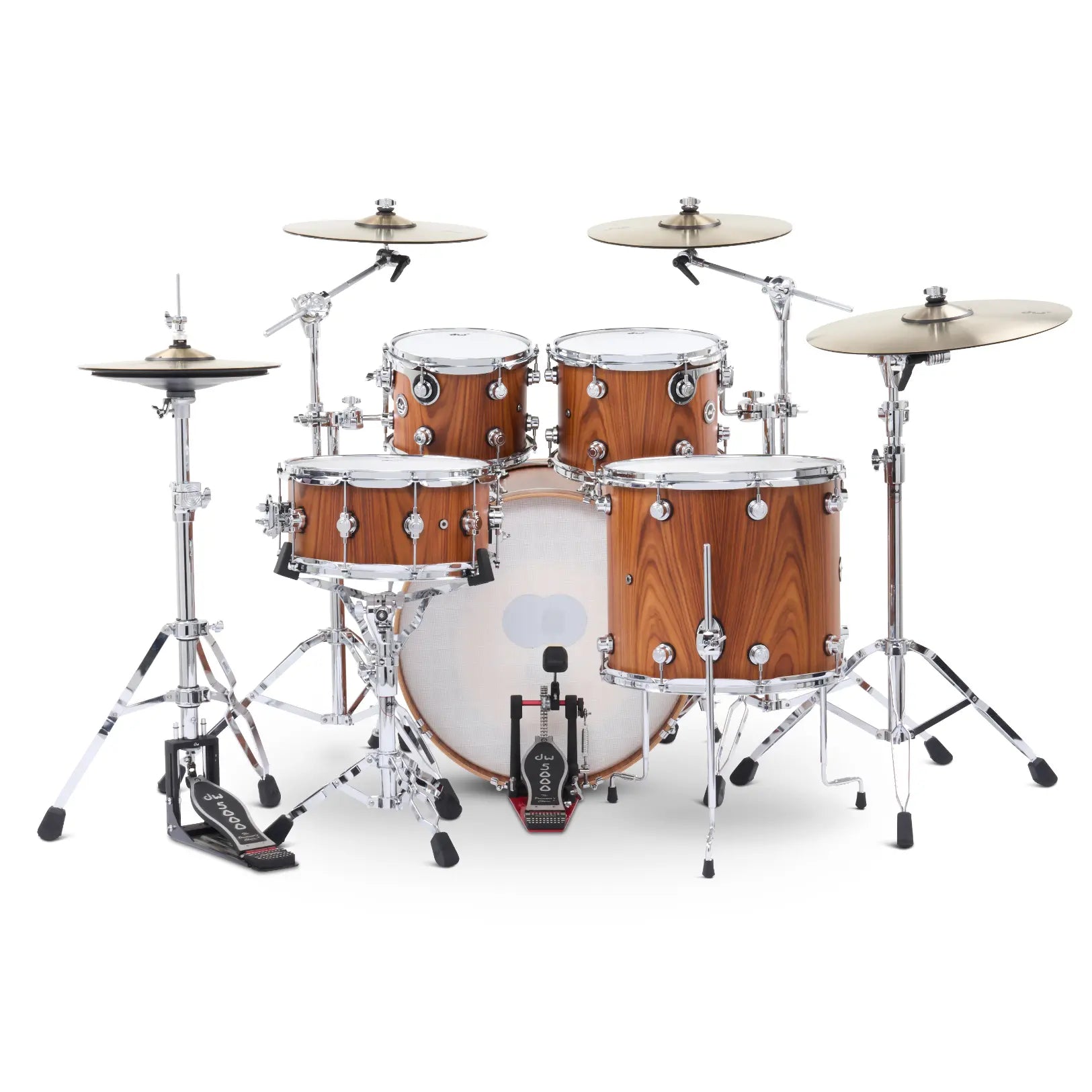 DW DWe 5pc Complete Electronic/Acoustic Drum Set Santos Rosewood - Drum Center Of Portsmouth