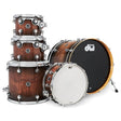 DW DWe 5pc Electronic/Acoustic Drum Shell Pack Curly Maple Burst - Drum Center Of Portsmouth