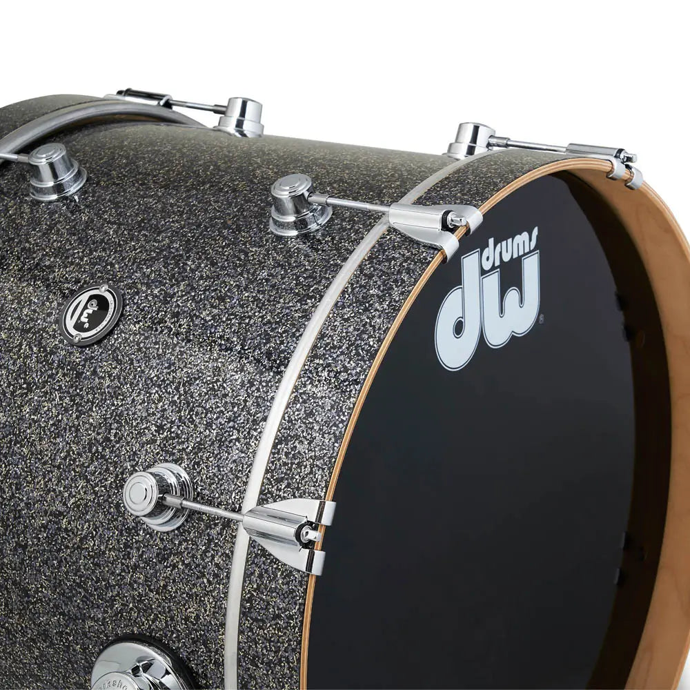 DW DWe 4pc Complete Electronic/Acoustic Drum Set w/Roland Cymbals Black Galaxy - Drum Center Of Portsmouth