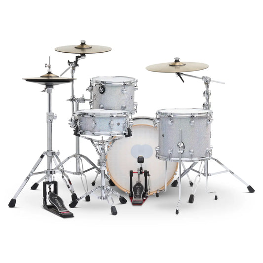 DW DWe 4pc Complete Electronic/Acoustic Drum Set w/Roland V51 Diamond Nebula