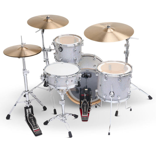 DW DWe 4pc Complete Electronic/Acoustic Drum Set Diamond Nebula - Drum Center Of Portsmouth