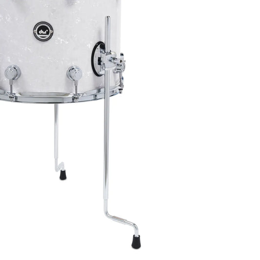 DW DWe 4pc Complete Electronic/Acoustic Drum Set w/Roland Cymbals & V71 White Marine
