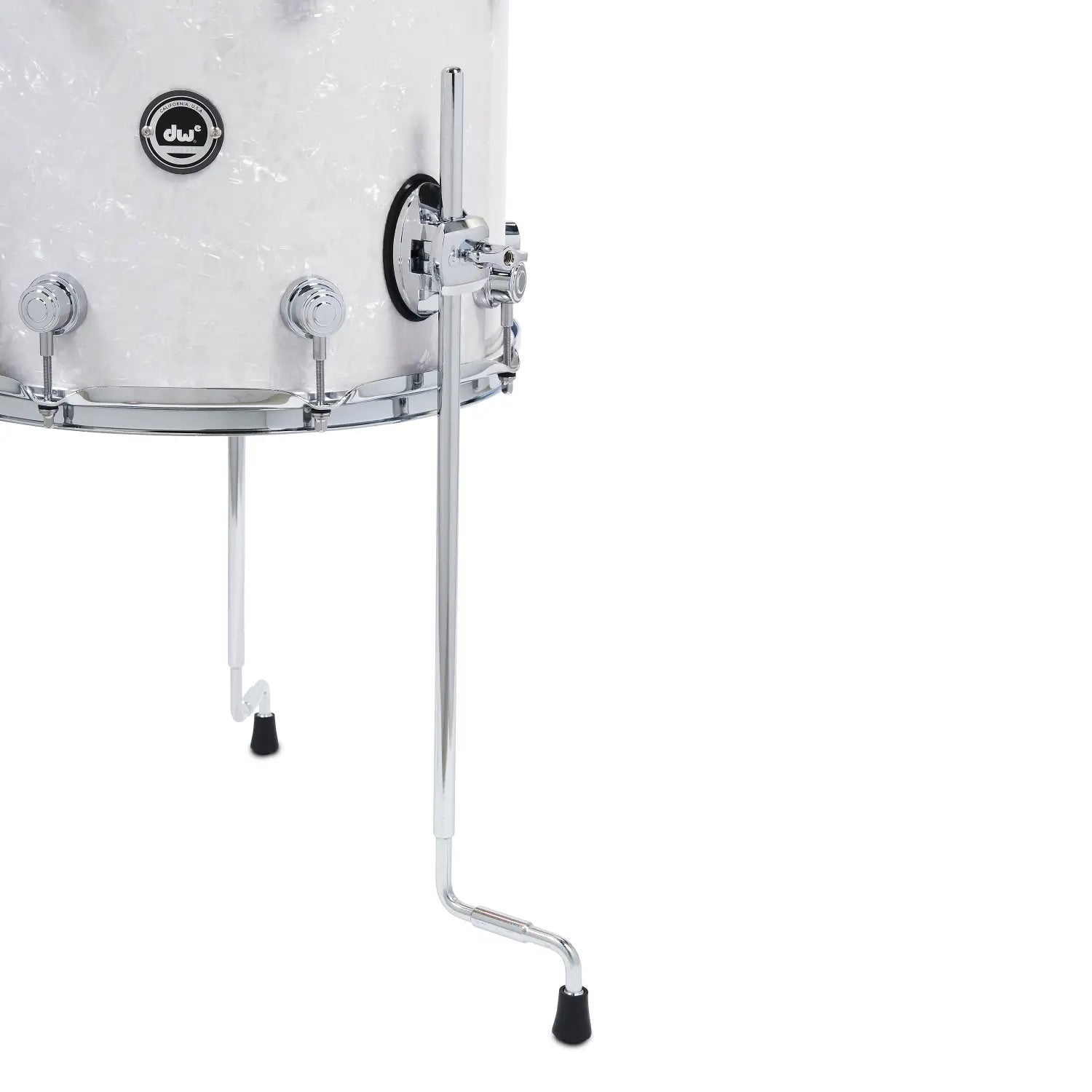 DW DWe 4pc Complete Electronic/Acoustic Drum Set w/Roland V71 White Marine