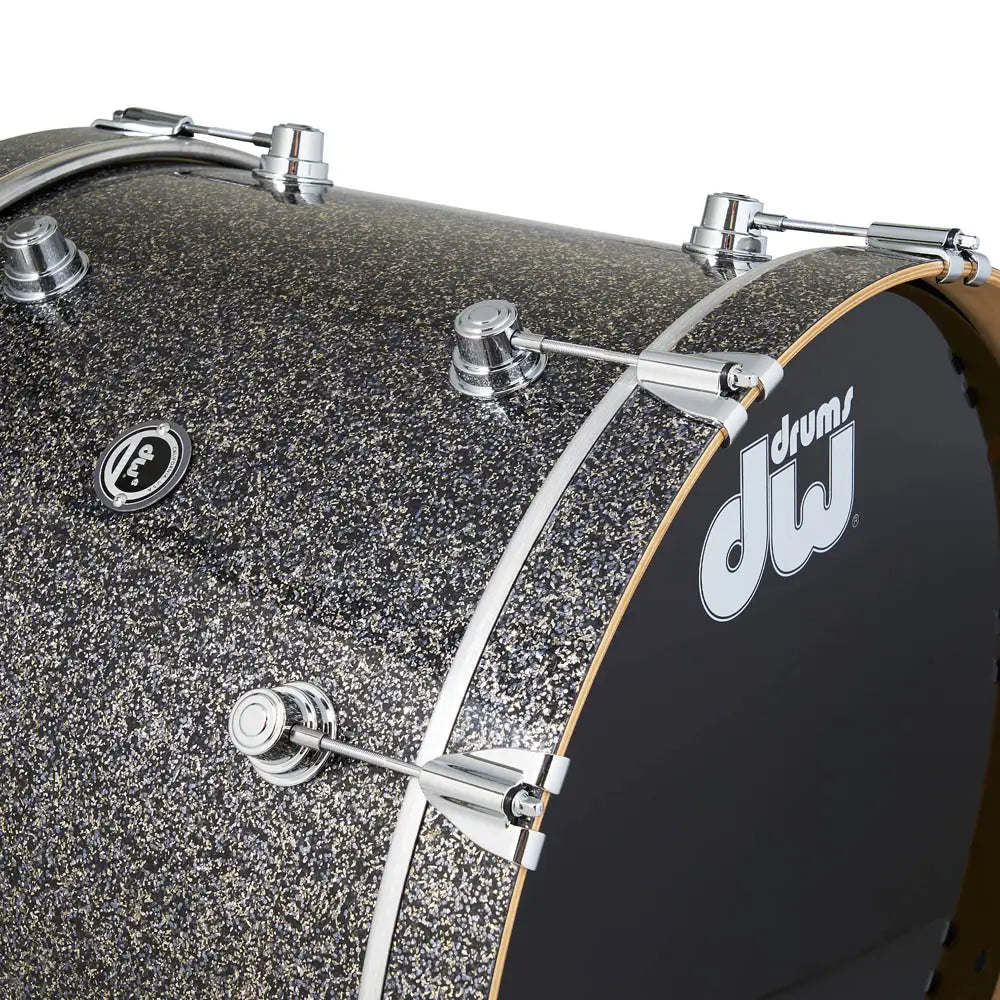 DW DWe 5pc Complete Electronic/Acoustic Drum Set w/Roland Cymbals Black Galaxy - Drum Center Of Portsmouth