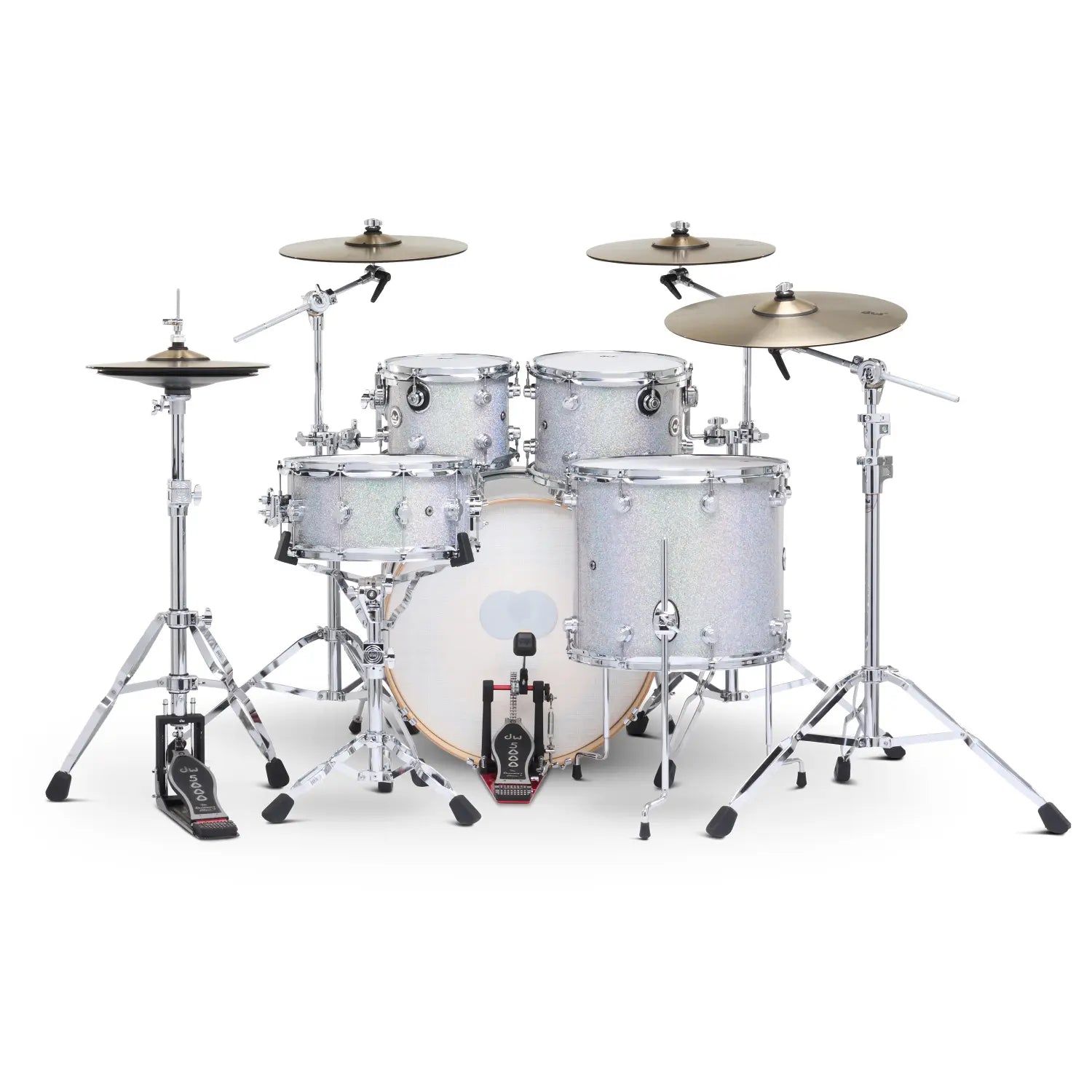 DW DWe 5pc Complete Electronic/Acoustic Drum Set w/Roland V51 Diamond Nebula
