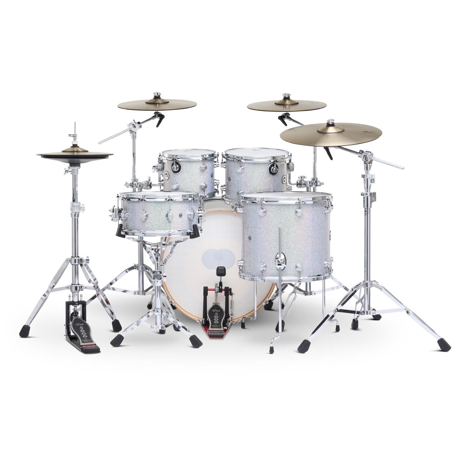 DW DWe 5pc Complete Electronic/Acoustic Drum Set Diamond Nebula - Drum Center Of Portsmouth