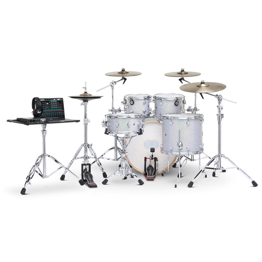 DW DWe 5pc Complete Electronic/Acoustic Drum Set Diamond Nebula - Drum Center Of Portsmouth