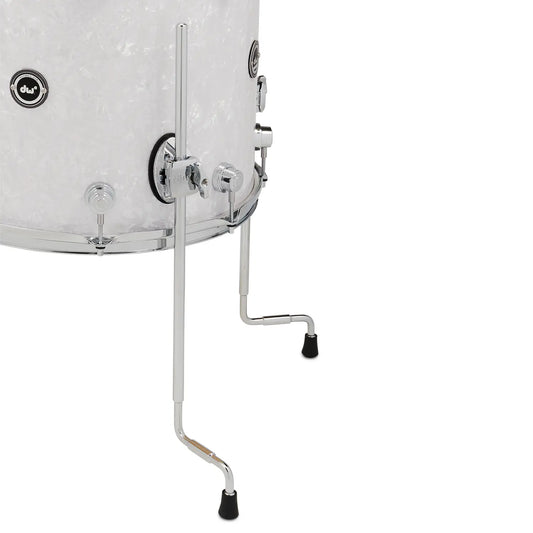 DW DWe 5pc Complete Electronic/Acoustic Drum Set w/Roland V71 White Marine