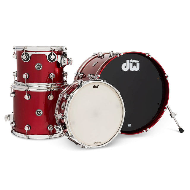 DW DWe 4pc Electronic/Acoustic Drum Shell Pack Black Cherry Metallic - Drum Center Of Portsmouth