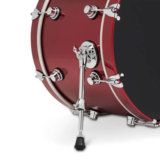 DW DWe 4pc Complete Electronic/Acoustic Drum Set w/Roland Cymbals Black Cherry Metallic - Drum Center Of Portsmouth