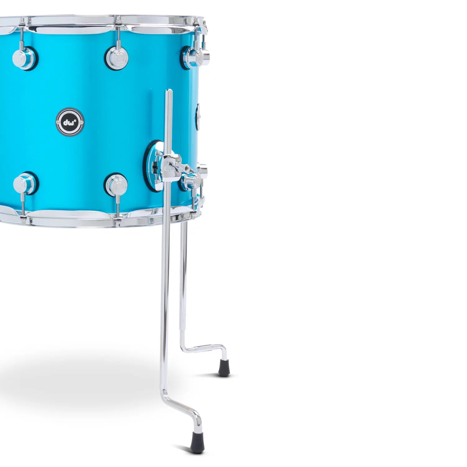 DW DWe 4pc Complete Electronic/Acoustic Drum Set w/Roland V71 Laser Blue Metallic