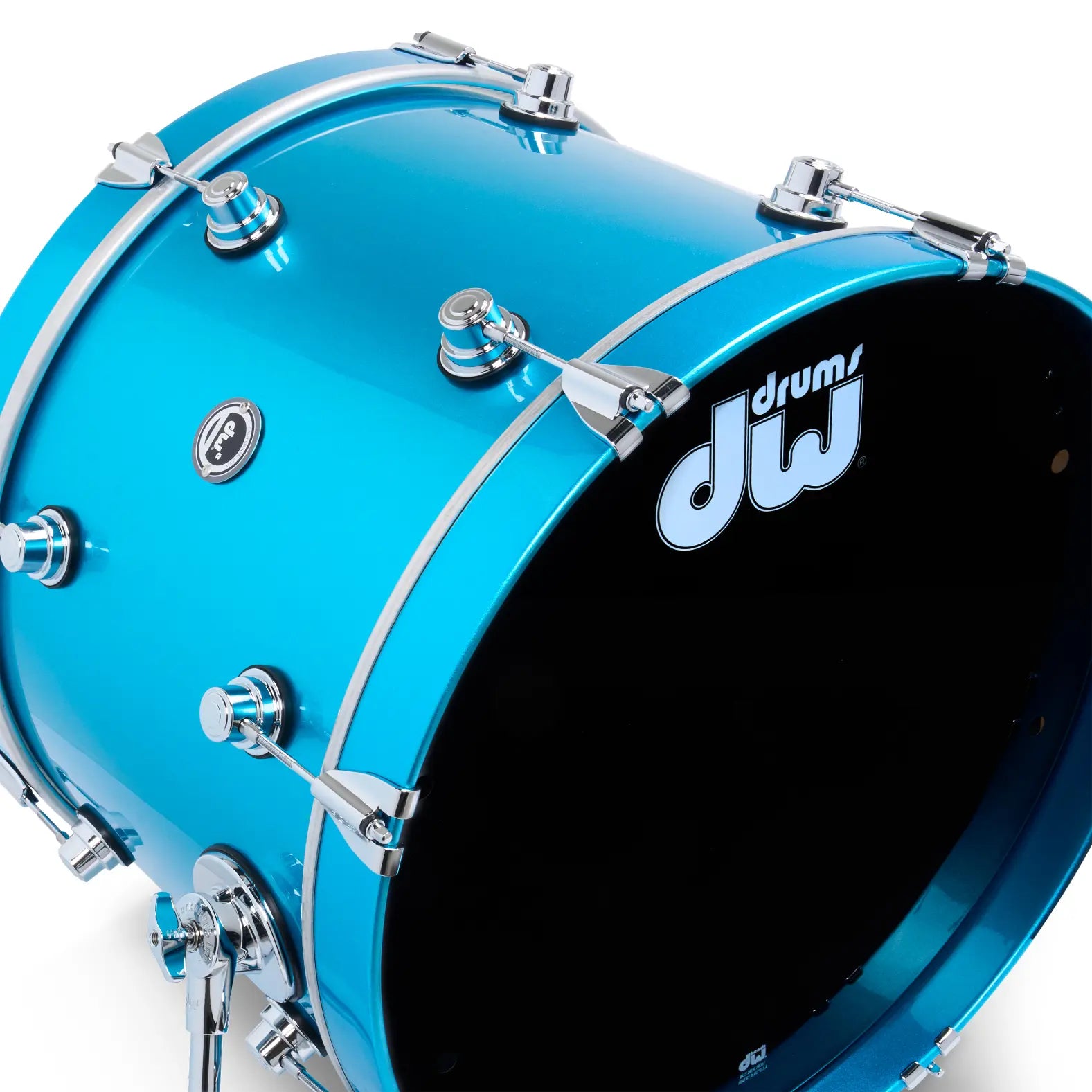 DW DWe 4pc Complete Electronic/Acoustic Drum Set Laser Blue Metallic - Drum Center Of Portsmouth