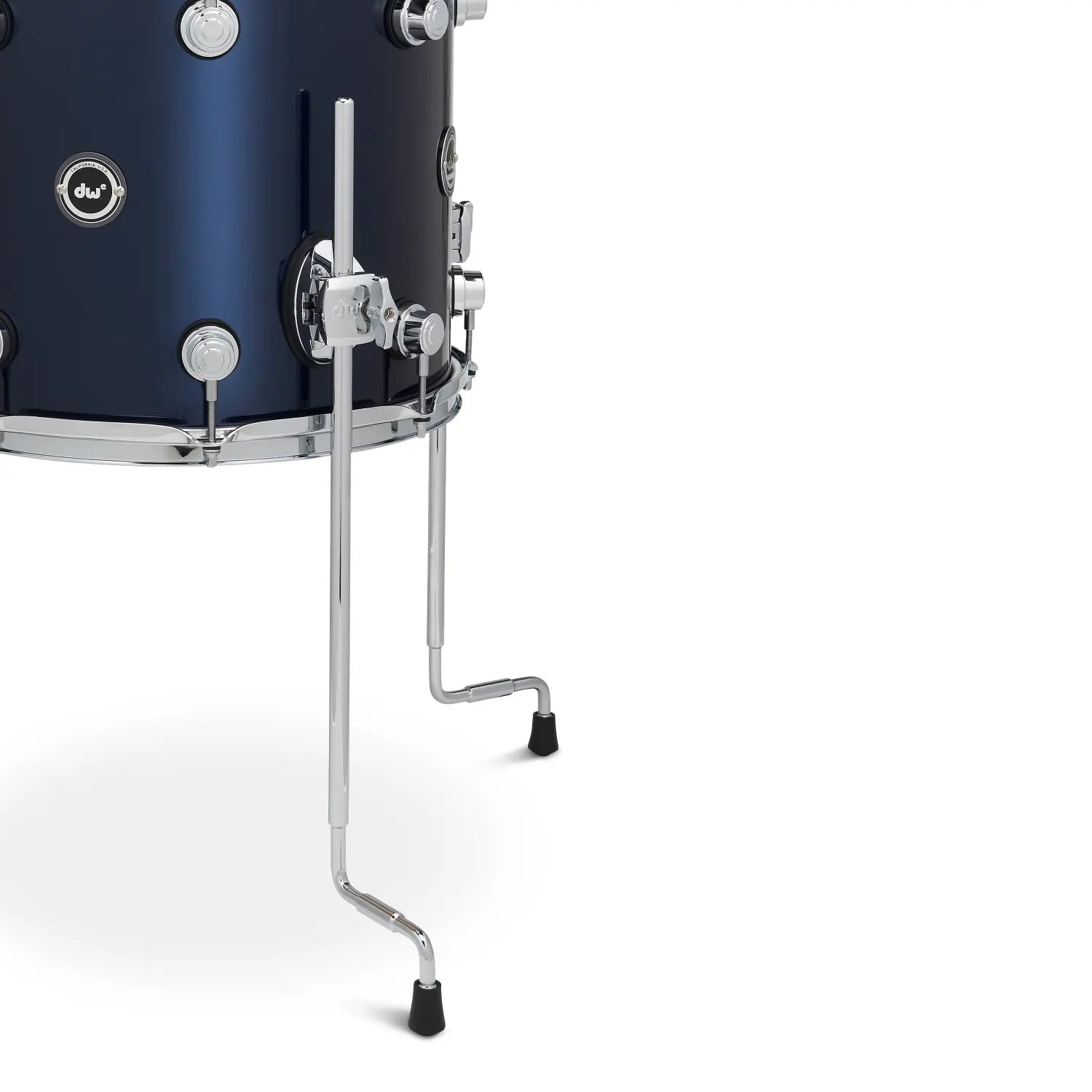 DW DWe 4pc Complete Electronic/Acoustic Drum Set w/Roland Cymbals & V51 Midnight Blue Metallic