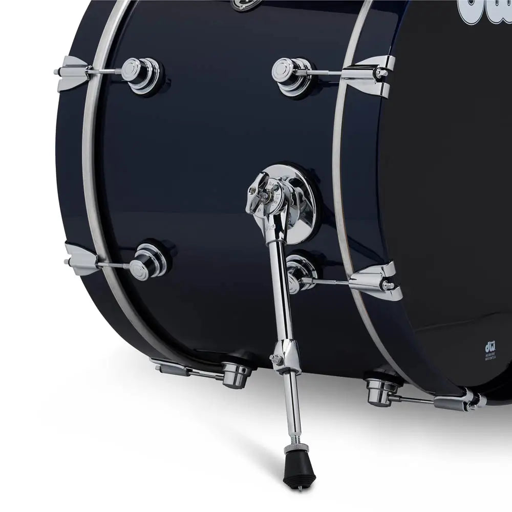 DW DWe 4pc Complete Electronic/Acoustic Drum Set w/Roland Cymbals Midnight Blue Metallic - Drum Center Of Portsmouth
