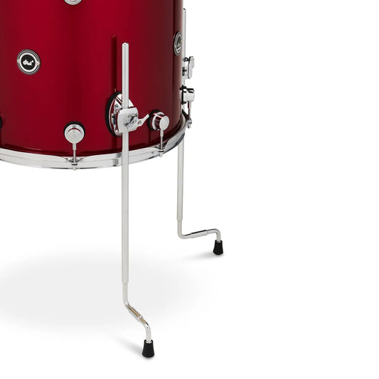 DW DWe 5pc Complete Electronic/Acoustic Drum Set w/Roland Cymbals & V71 Black Cherry Metallic