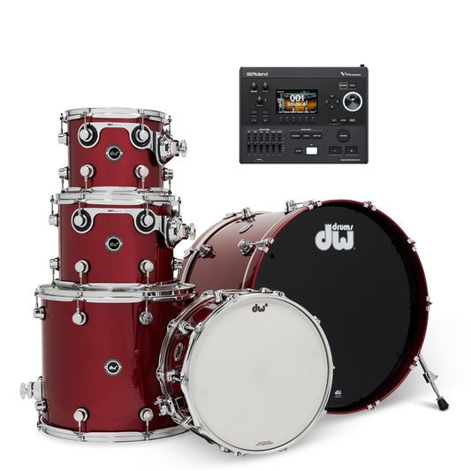 DW DWe 5pc Electronic/Acoustic Drum Shell Pack w/Roland Module - Drum Center Of Portsmouth
