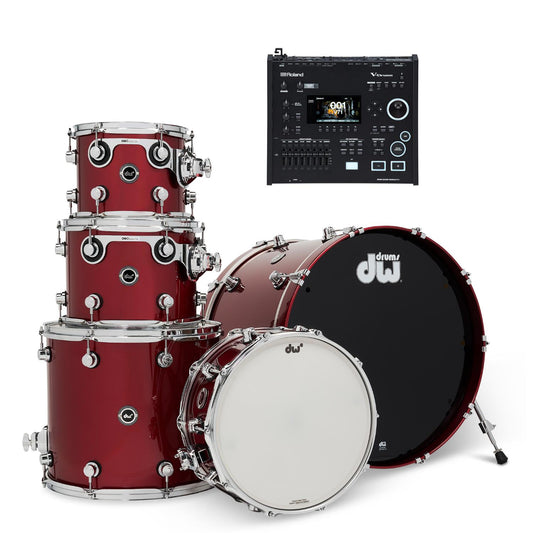 DW DWe 5pc Electronic/Acoustic Drum Shell Pack w/Roland Module - Drum Center Of Portsmouth