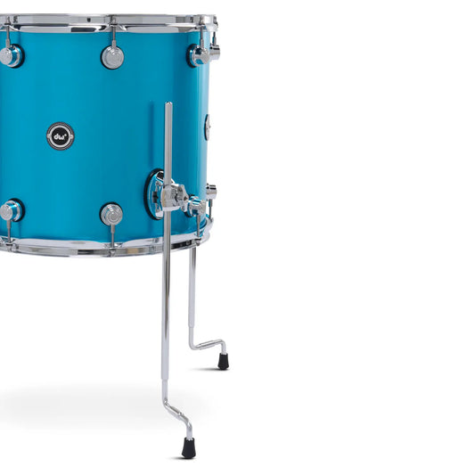 DW DWe 5pc Complete Electronic/Acoustic Drum Set w/Roland V71 Laser Blue Metallic