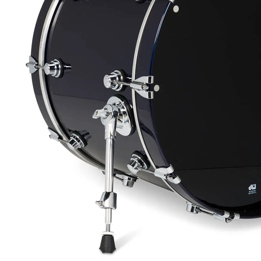 DW DWe 5pc Complete Electronic/Acoustic Drum Set w/Roland Cymbals Midnight Blue Metallic - Drum Center Of Portsmouth