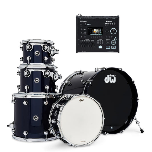 DW DWe 5pc Electronic/Acoustic Drum Shell Pack w/Roland Module - Drum Center Of Portsmouth