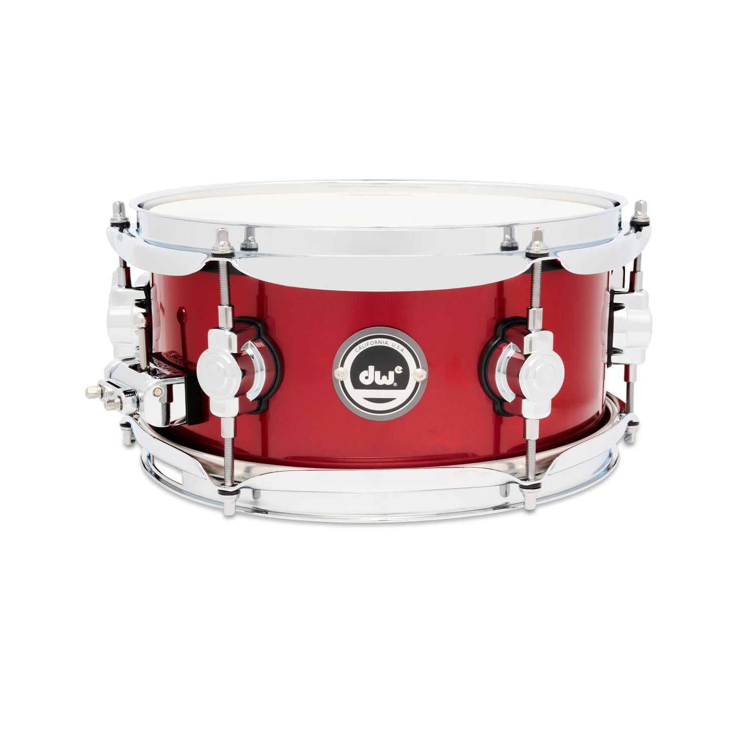 DW DWe Electronic/Acoustic Snare Drum 10x5 Black Cherry Metallic - Drum Center Of Portsmouth