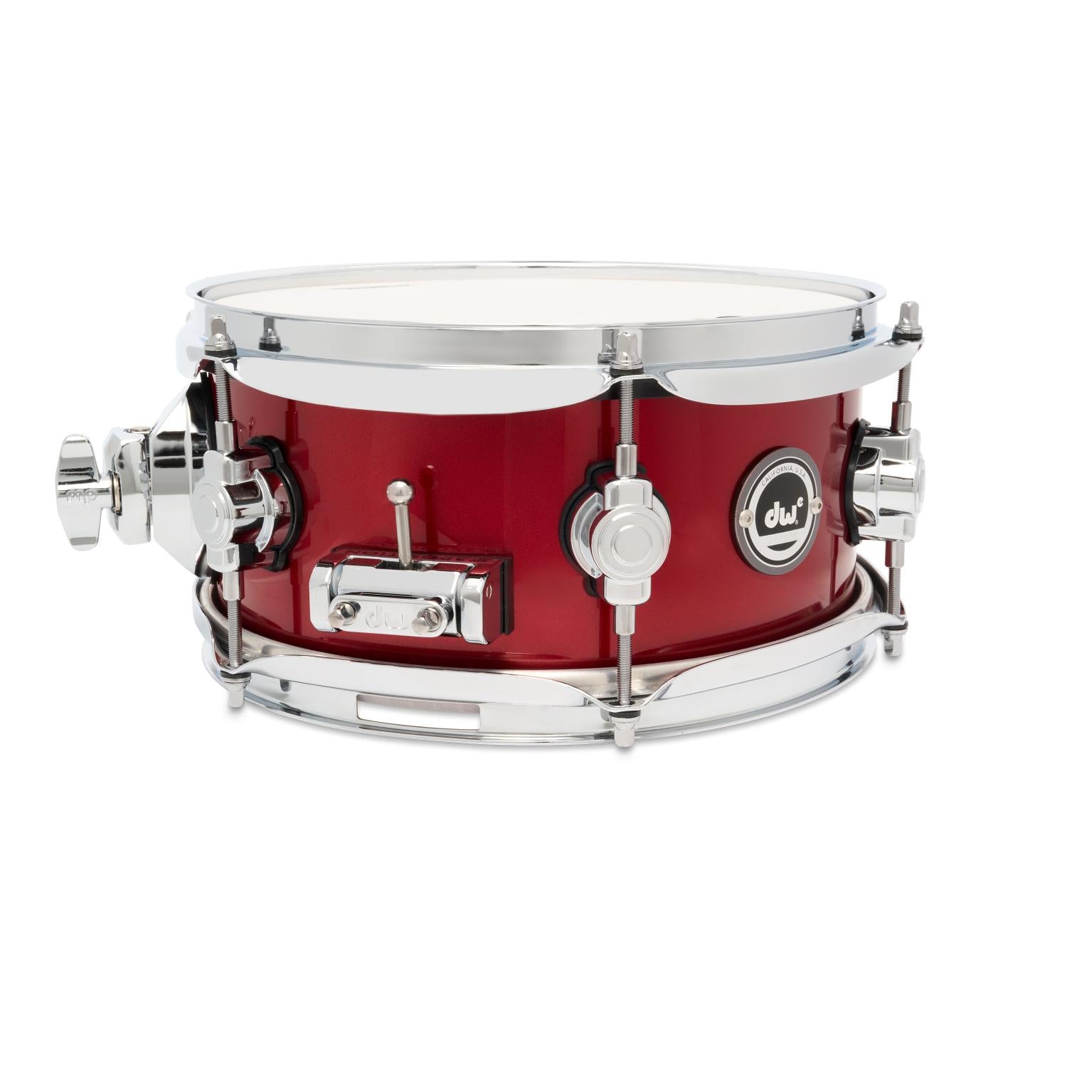 DW DWe Electronic/Acoustic Snare Drum 10x5 Black Cherry Metallic - Drum Center Of Portsmouth