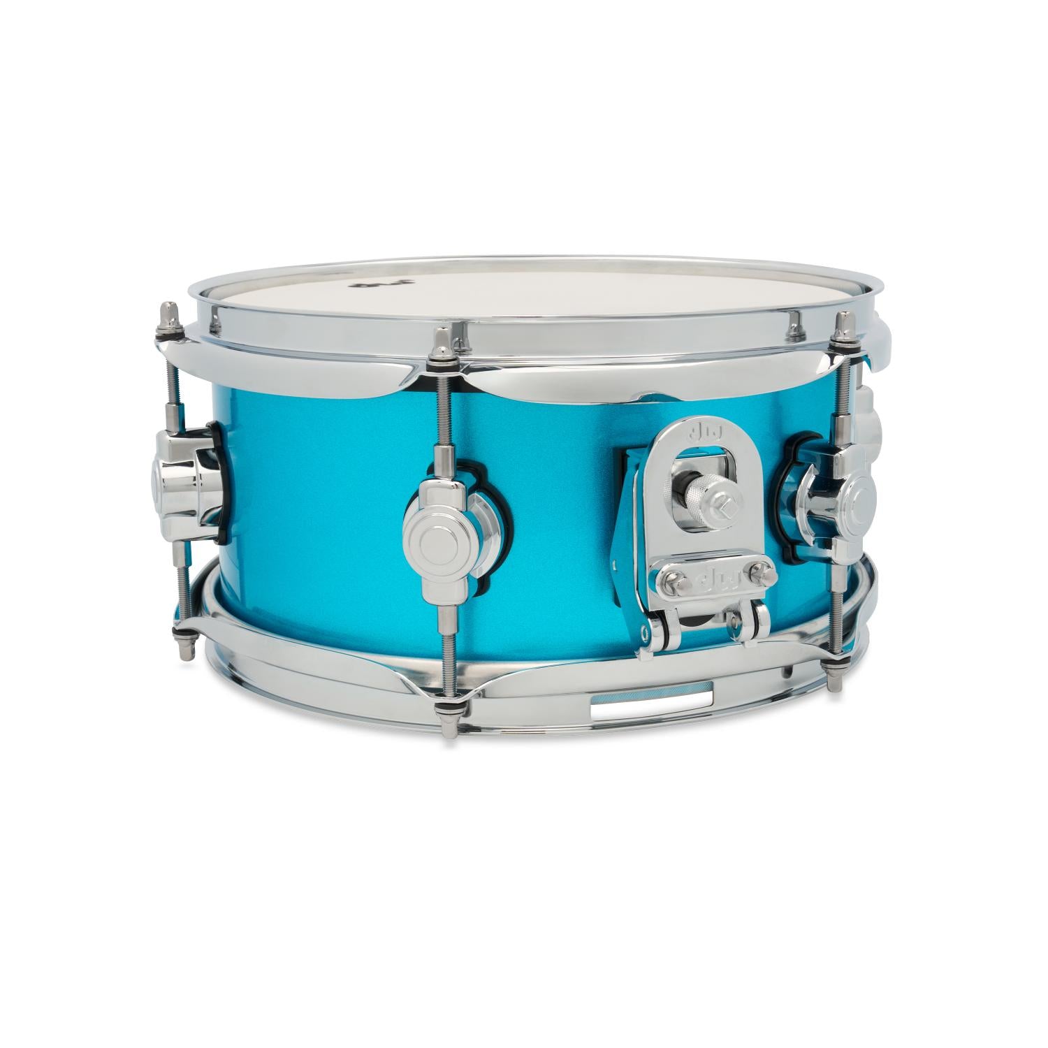 DW DWe Electronic/Acoustic Snare Drum 10x5 Laser Blue Metallic - Drum Center Of Portsmouth