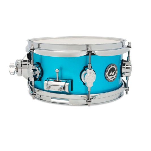 DW DWe Electronic/Acoustic Snare Drum 10x5 Laser Blue Metallic - Drum Center Of Portsmouth
