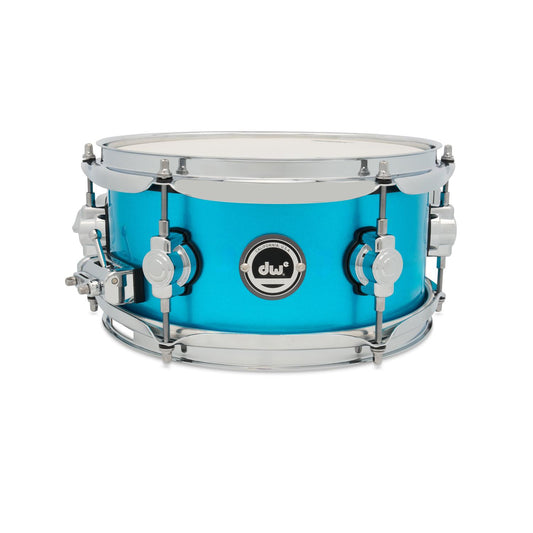 DW DWe Electronic/Acoustic Snare Drum 10x5 Laser Blue Metallic - Drum Center Of Portsmouth