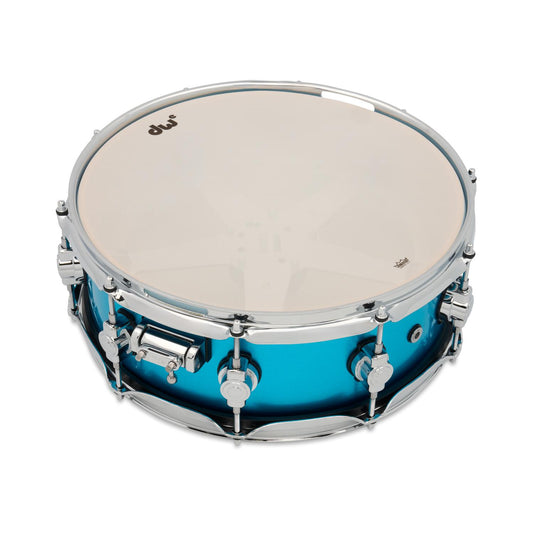 DW DWe Electronic/Acoustic Snare Drum 14x5 Laser Blue Metallic - Drum Center Of Portsmouth
