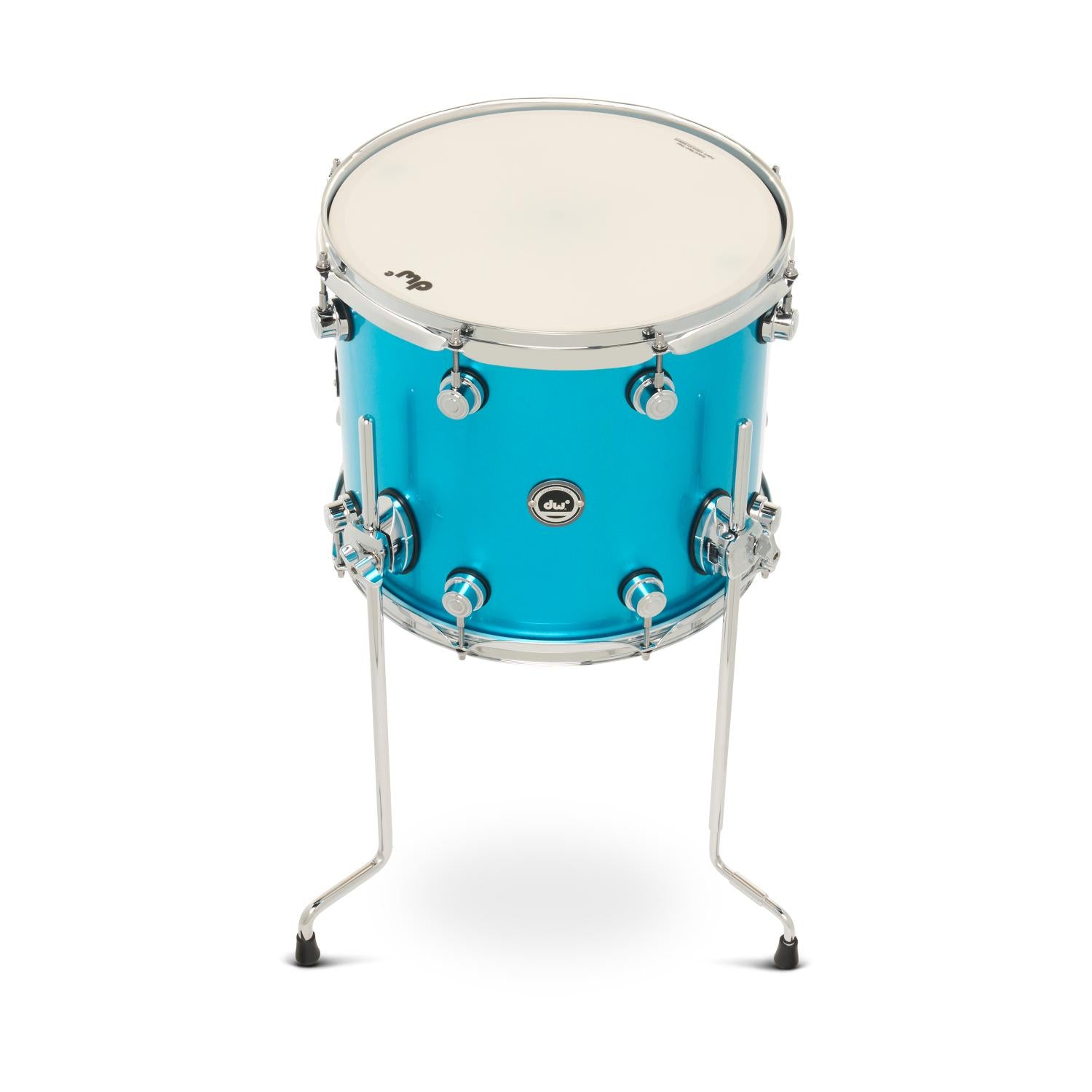 DW DWe Electronic/Acoustic Floor Tom 14x12 Laser Blue Metallic - Drum Center Of Portsmouth