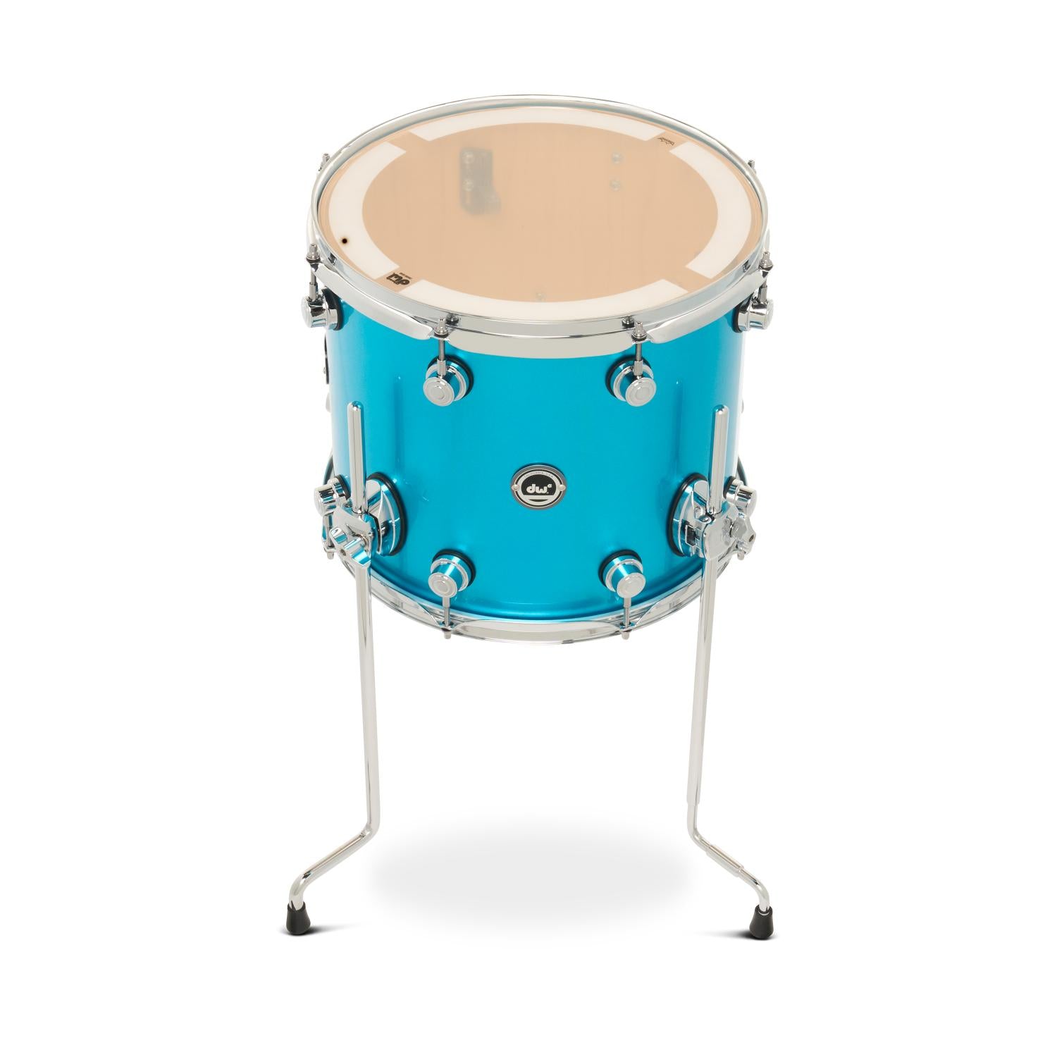 DW DWe Electronic/Acoustic Floor Tom 14x12 Laser Blue Metallic - Drum Center Of Portsmouth
