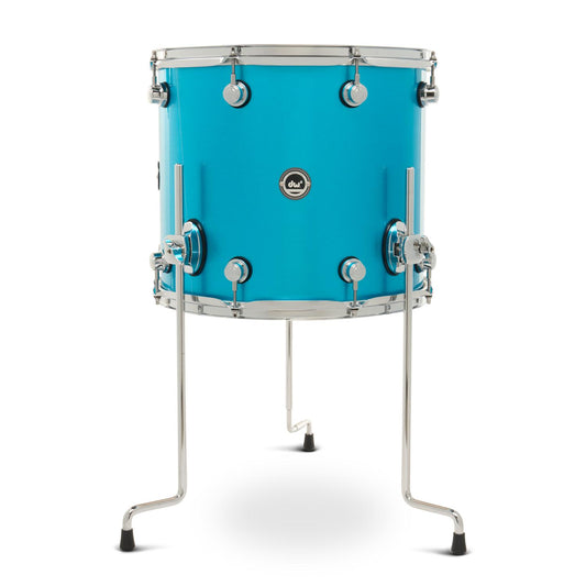DW DWe Electronic/Acoustic Floor Tom 16x14 Laser Blue Metallic - Drum Center Of Portsmouth